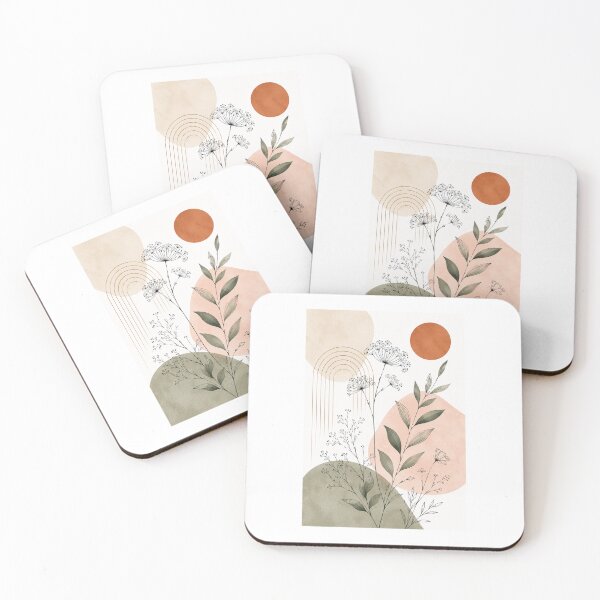 Item preview, Minimalist Boho Wildflower Line Art Print designed and sold by AlexGreaney.