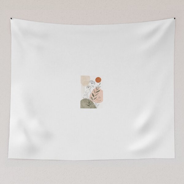 Item preview, Minimalist Boho Wildflower Line Art Print designed and sold by AlexGreaney.
