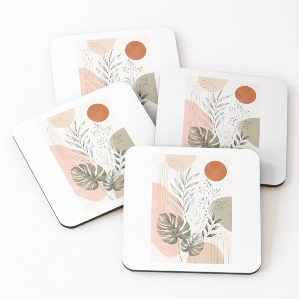 Item preview, Minimalist Boho Monstera Leaf Wall Art designed and sold by AlexGreaney.
