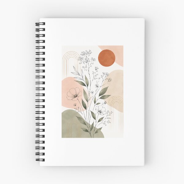 Item preview, Minimalist Boho Floral Bouquet Print designed and sold by AlexGreaney.