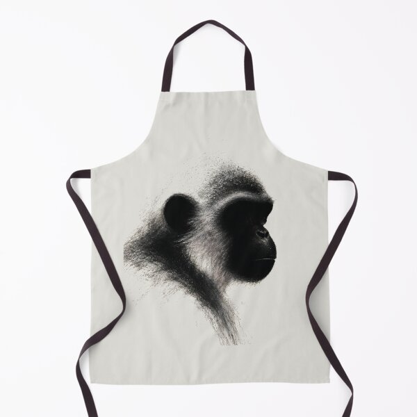 Item preview, Silent Observer Primate Charcoal Study designed and sold by RamyGallery.