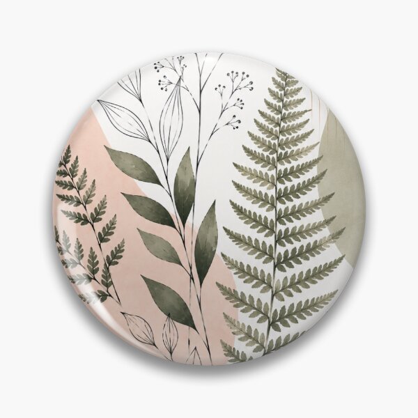 Item preview, Minimalist Boho Fern Foliage Print designed and sold by AlexGreaney.