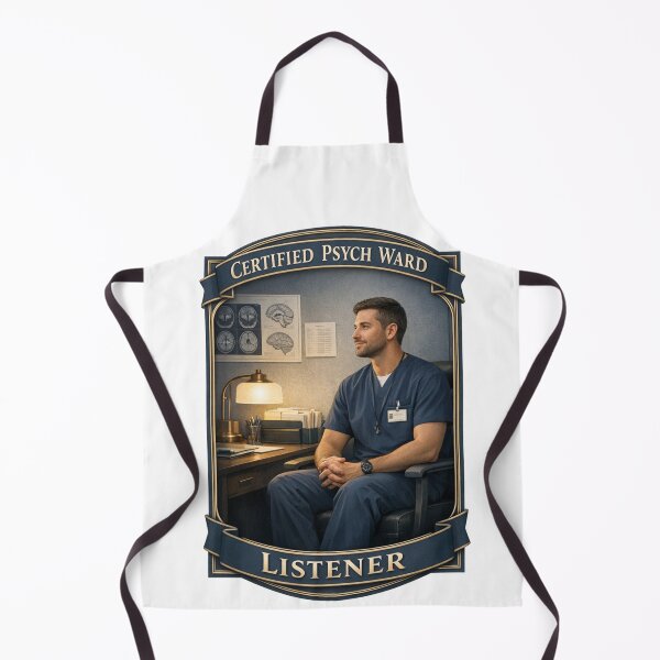 Item preview, Certified Psych Ward Listener Funny Psych Nurse Gift designed and sold by YMLux.