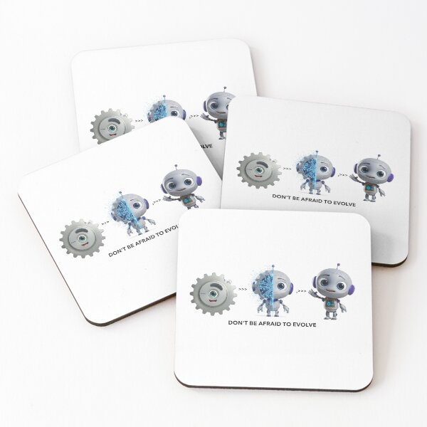 Item preview, Geary Bot™ — Don't Be Afraid to Evolve (Evolution Triptych) designed and sold by Gearybot.