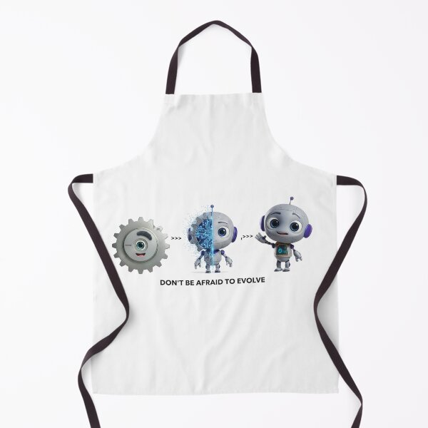 Item preview, Geary Bot™ — Don't Be Afraid to Evolve (Evolution Triptych) designed and sold by Gearybot.