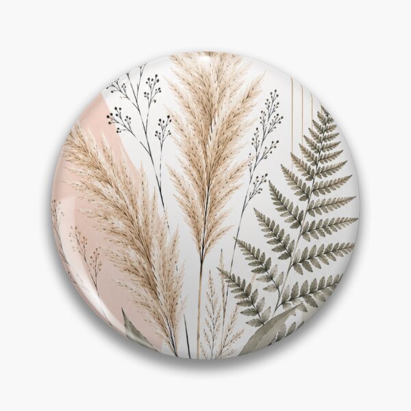 Item preview, Minimalist Boho Pampas Fern Print designed and sold by AlexGreaney.