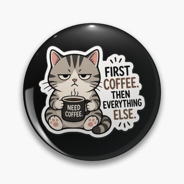 Item preview, First coffee designed and sold by Cat loco.