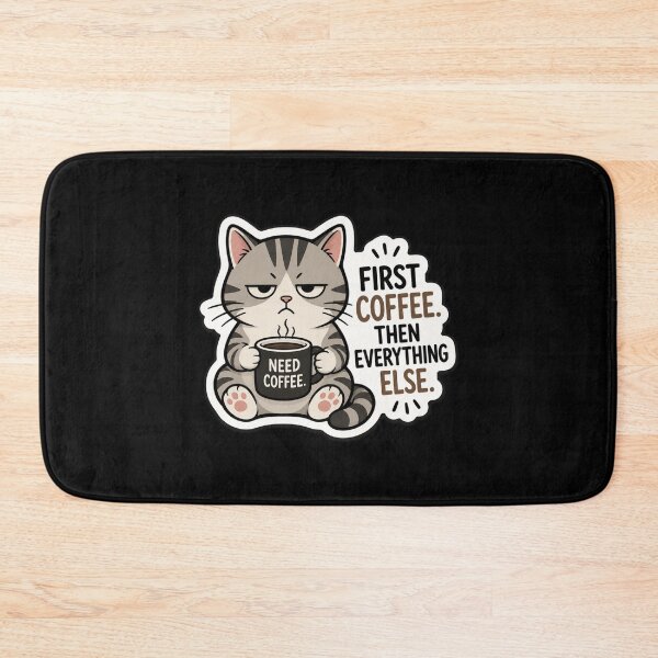 Item preview, First coffee designed and sold by Cat loco.