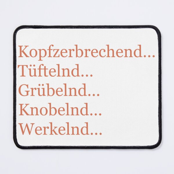 Item preview, German Claude verbs STICKER designed and sold by WandaVanning.
