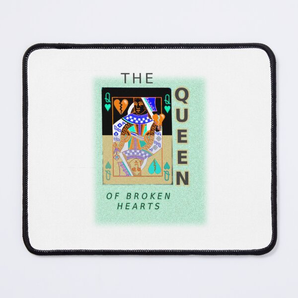 Item preview, The Queen of Broken Hearts – Playing Card Art – Broken Heart Queen Illustration – Tarot Inspired Design designed and sold by ChiaraPagani.