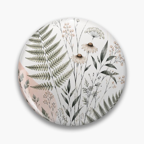 Item preview, Minimalist Boho Layered Fern Meadow Print designed and sold by AlexGreaney.