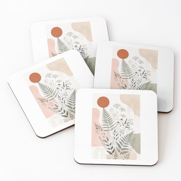 Item preview, Minimalist Boho Layered Fern Meadow Print designed and sold by AlexGreaney.