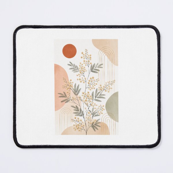 Item preview, Minimalist Boho Mimosa Arch Print designed and sold by AlexGreaney.