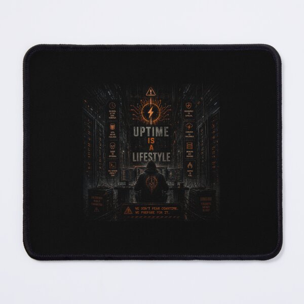 Item preview, Uptime Is A Lifestyle designed and sold by Black Glass Towers.