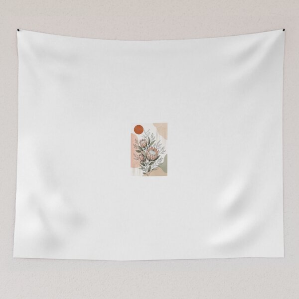 Item preview, Minimalist Boho Protea Floral Print designed and sold by AlexGreaney.