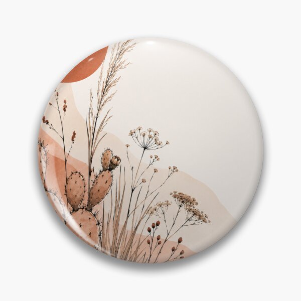 Item preview, Minimalist Desert Boho Terracotta Grass Print designed and sold by AlexGreaney.