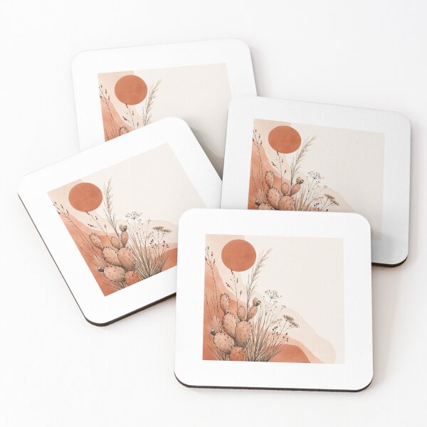 Item preview, Minimalist Desert Boho Terracotta Grass Print designed and sold by AlexGreaney.