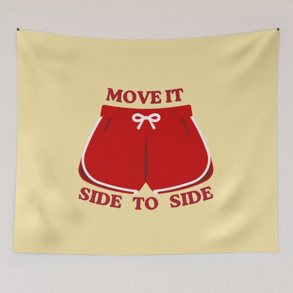 Item preview, Move It Side to Side Retro Shorts Design  designed and sold by smeraldosecrets.
