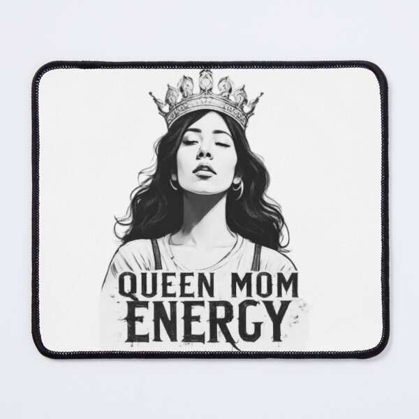 Item preview, Queen Mom Energy T-shirt designed and sold by MerchWSzpilkach.