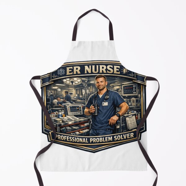 Item preview, ER Nurse Professional Problem Solver Funny RN Humor Gift designed and sold by YMLux.
