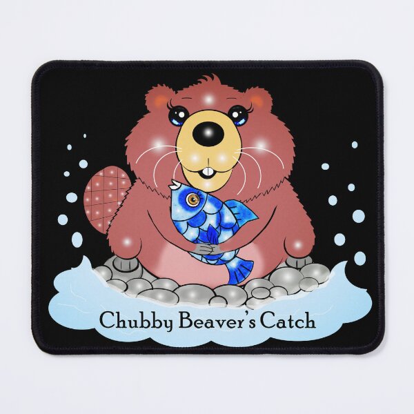 Item preview, Chubby Beaver’s Catch, designed and sold by Shirley cute art .