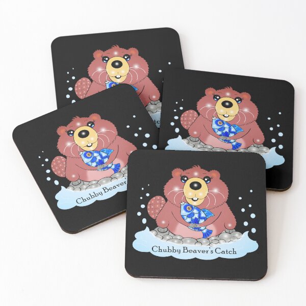 Item preview, Chubby Beaver’s Catch， designed and sold by Shirley cute art .