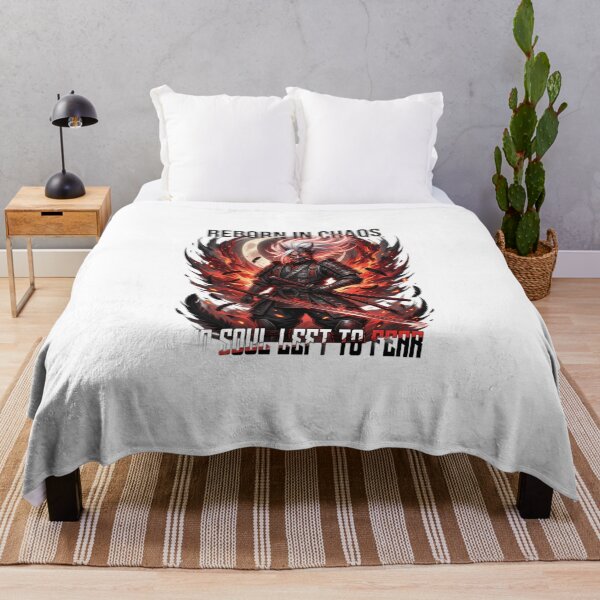 Item preview, Reborn In Chaos – Dark Oni Samurai Anime Inspired Streetwear Design designed and sold by AD-NOVA!!!.