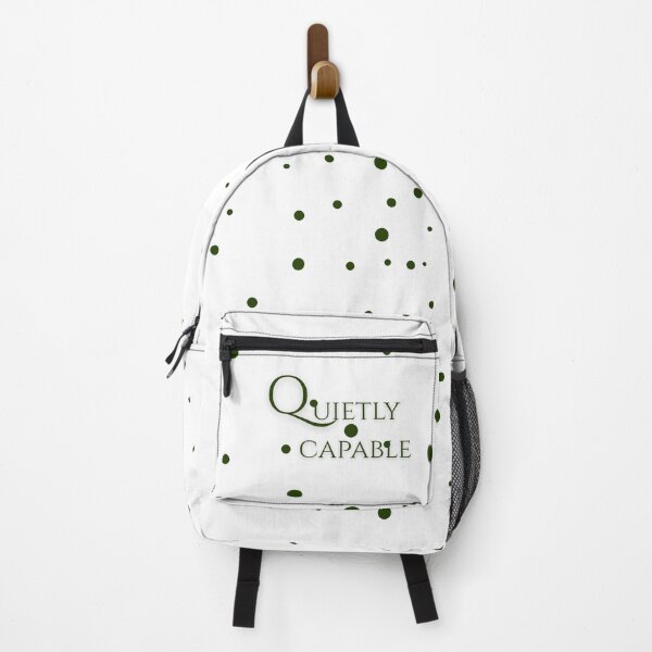 Item preview, Quietly Capable Elegant Introvert Strength Quote designed and sold by byLizedesigns.