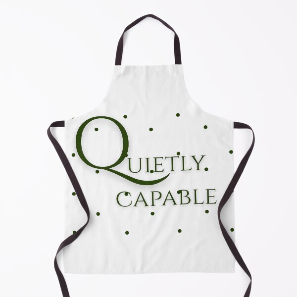 Item preview, Quietly Capable Elegant Introvert Strength Quote designed and sold by byLizedesigns.