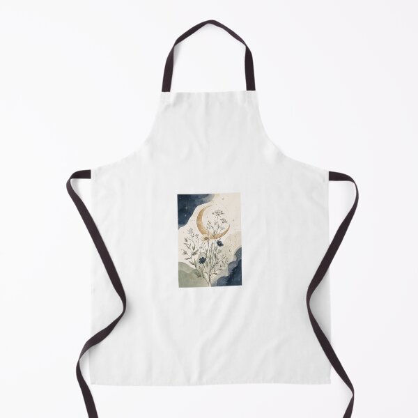 Item preview, Minimalist Celestial Moon Boho Floral Print designed and sold by AlexGreaney.