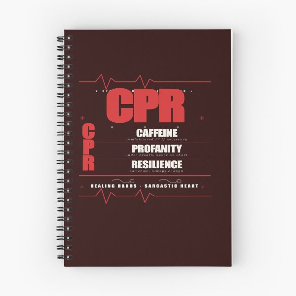 Item preview, CPR Caffeine Profanity Resilience Funny Nurse Gift Shirt designed and sold by Mega-Shopping.