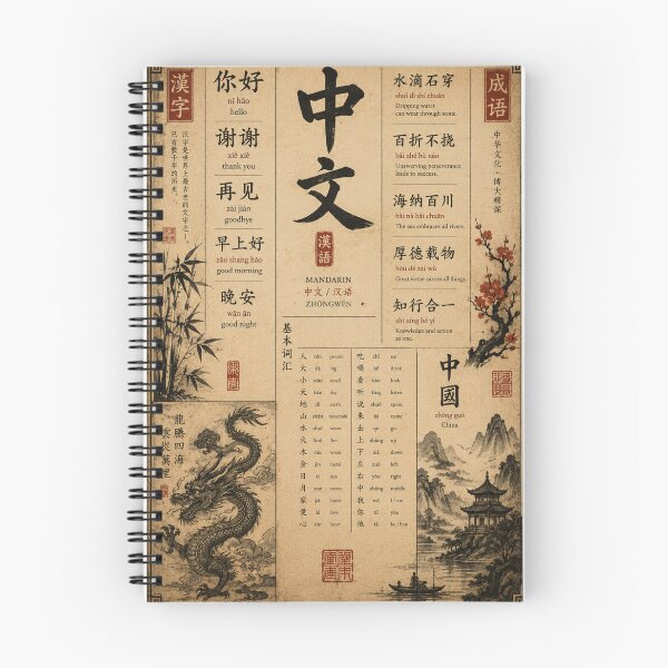 Artikelvorschau, Mandarin-Vintage-Sprache entworfen und verkauft von MKDSN.