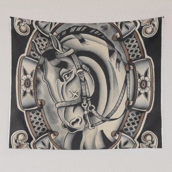 Item preview, Horse Head designed and sold by CaseyDoesTattoo.