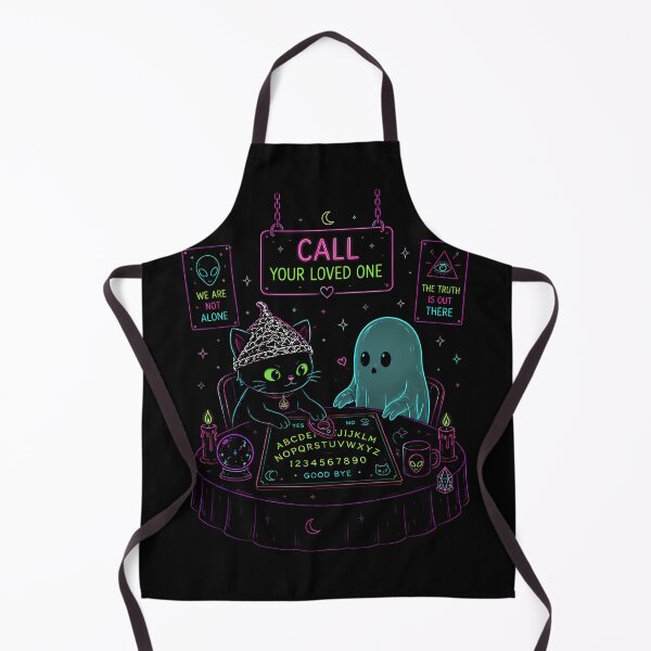 Item preview, Call Your Loved One Conspiracy Cat Ouija Neon Art designed and sold by Conspiracy Cat Club.