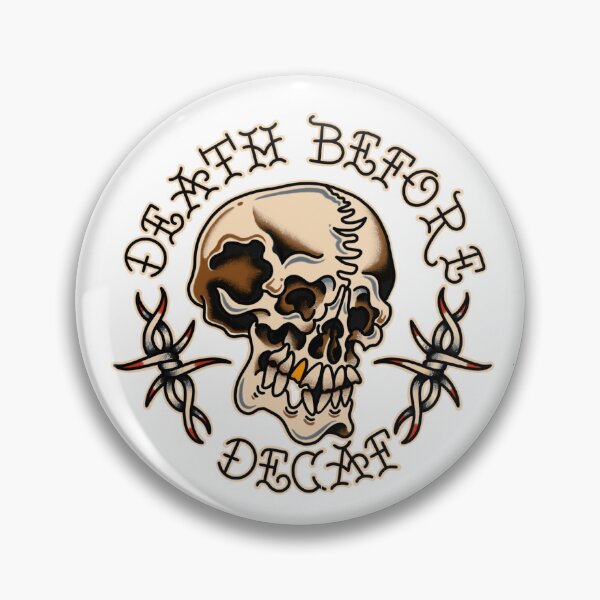 Item preview, Death Before Decaf designed and sold by CaseyDoesTattoo.