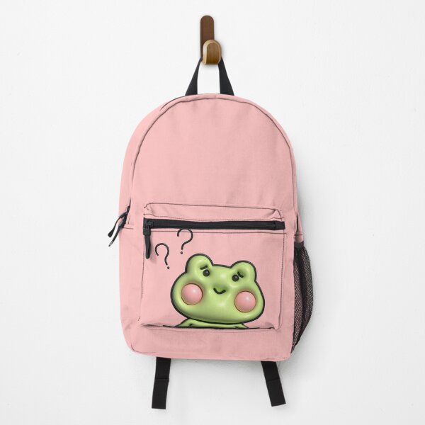 Item preview, Confused Cute Green Frog Kawaii 3D Pastel Aesthetic designed and sold by Rawafi Art Studio.