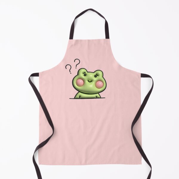 Item preview, Confused Cute Green Frog Kawaii 3D Pastel Aesthetic designed and sold by Rawafi Art Studio.