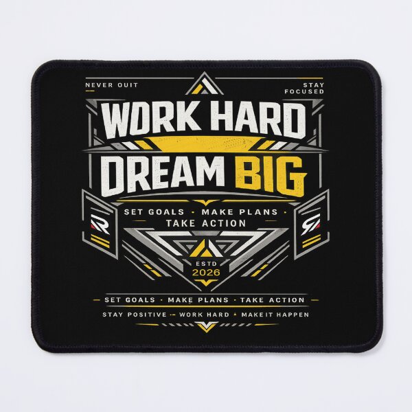Item preview, WORK HARD DREAM BIG designed and sold by REDIQON.
