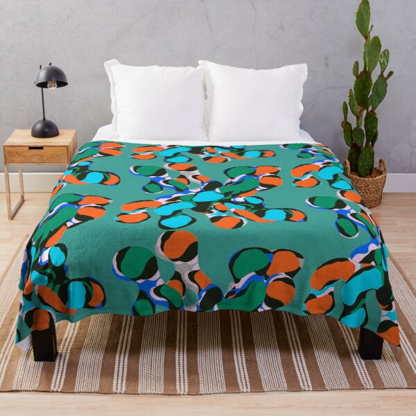 Item preview, Abstract Vibrant Fluid Mosaic designed and sold by Rawafi Art Studio.