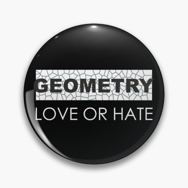 Item preview, Geometry - Love or Hate Minimal Math Design designed and sold by IntegralMath.