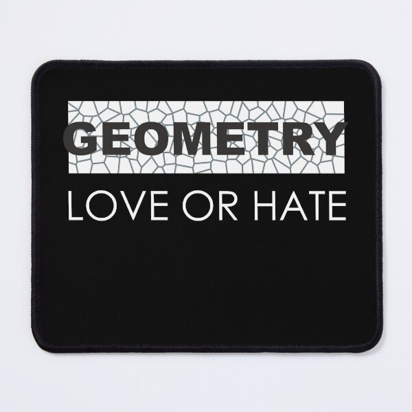 Item preview, Geometry - Love or Hate Minimal Math Design designed and sold by IntegralMath.