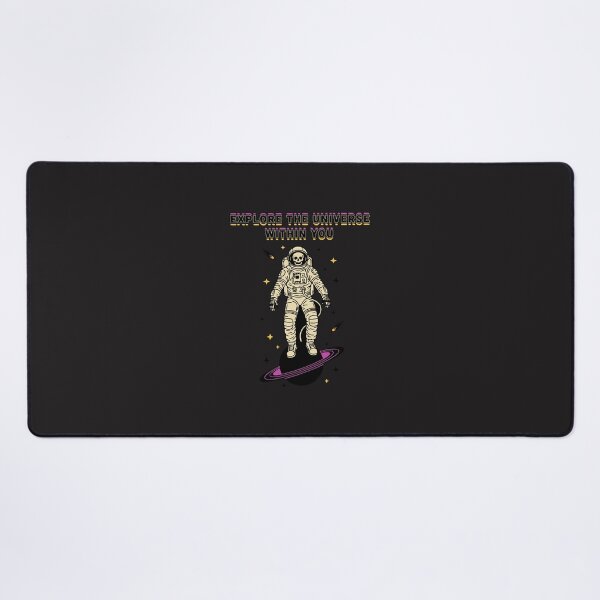 Item preview, "Explore The Universe Within You" Astronaut Skeleton Space Art designed and sold by Cipher & Soul.