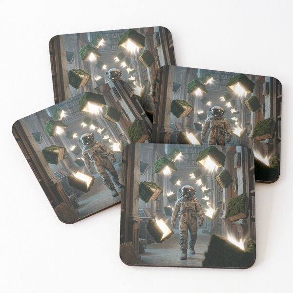 Item preview, Odyssey in the Library: Astronaut Among Books of Moss and Light designed and sold by Archive Studio.