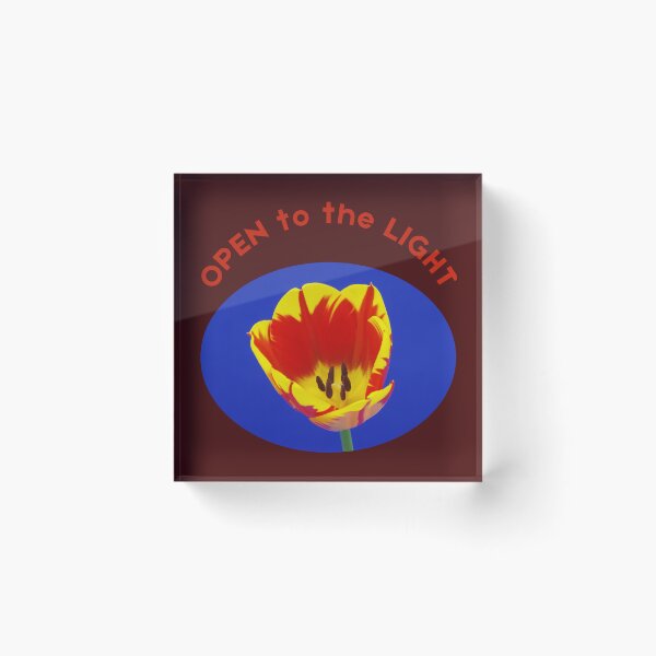 Item preview, Open to the Light – Minimalist Golden Tulip designed and sold by JurateArt-DK.