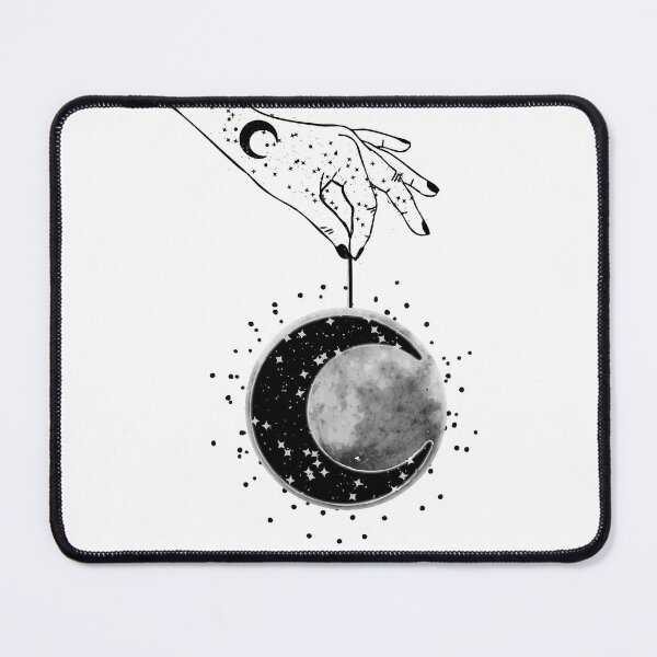 Item preview, Mystical Moon Ornament Celestial Art designed and sold by CorAleArt.