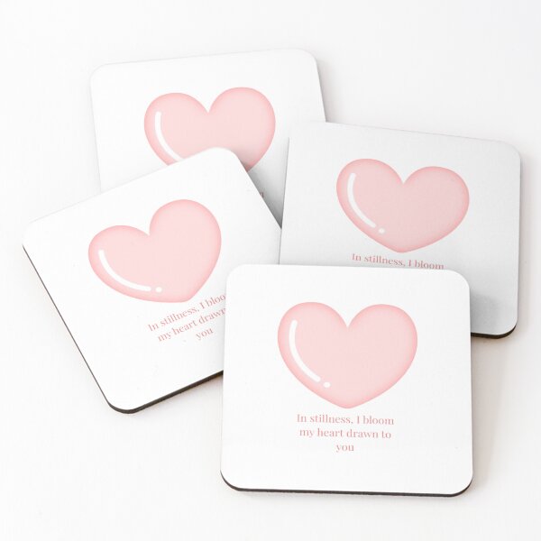Item preview,  Pink Heart Quote | Soft Romantic Aesthetic Design designed and sold by Rawafi Art Studio.