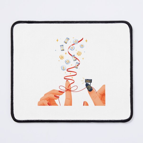 Item preview, Ribbon Reminder Time Illustration designed and sold by AbanoubStore.