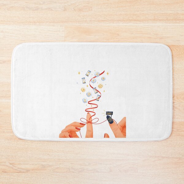 Item preview, Ribbon Reminder Time Illustration designed and sold by AbanoubStore.