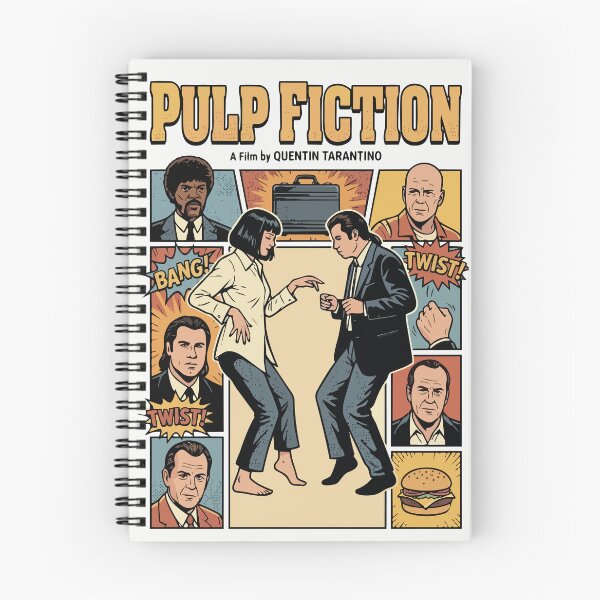 Item preview, Pulp Fiction Retro 70s Comic Book Poster designed and sold by tigrootiger.