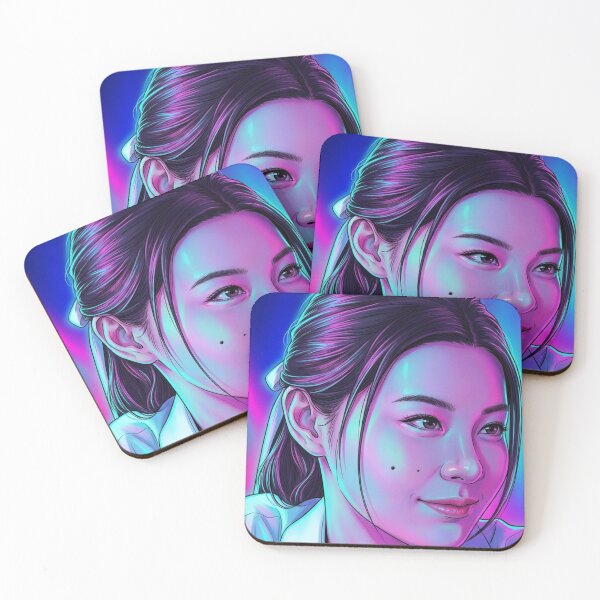 Item preview, Sophie's Choice Neon Thai GL Series Lgbtq+ Love Sapphic Decor Poster Print Art Comic designed and sold by Mind Space.